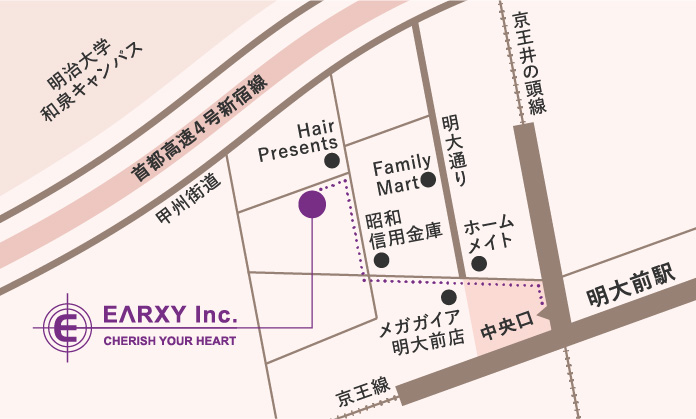 Cymatics Healing Salon EARXYの地図